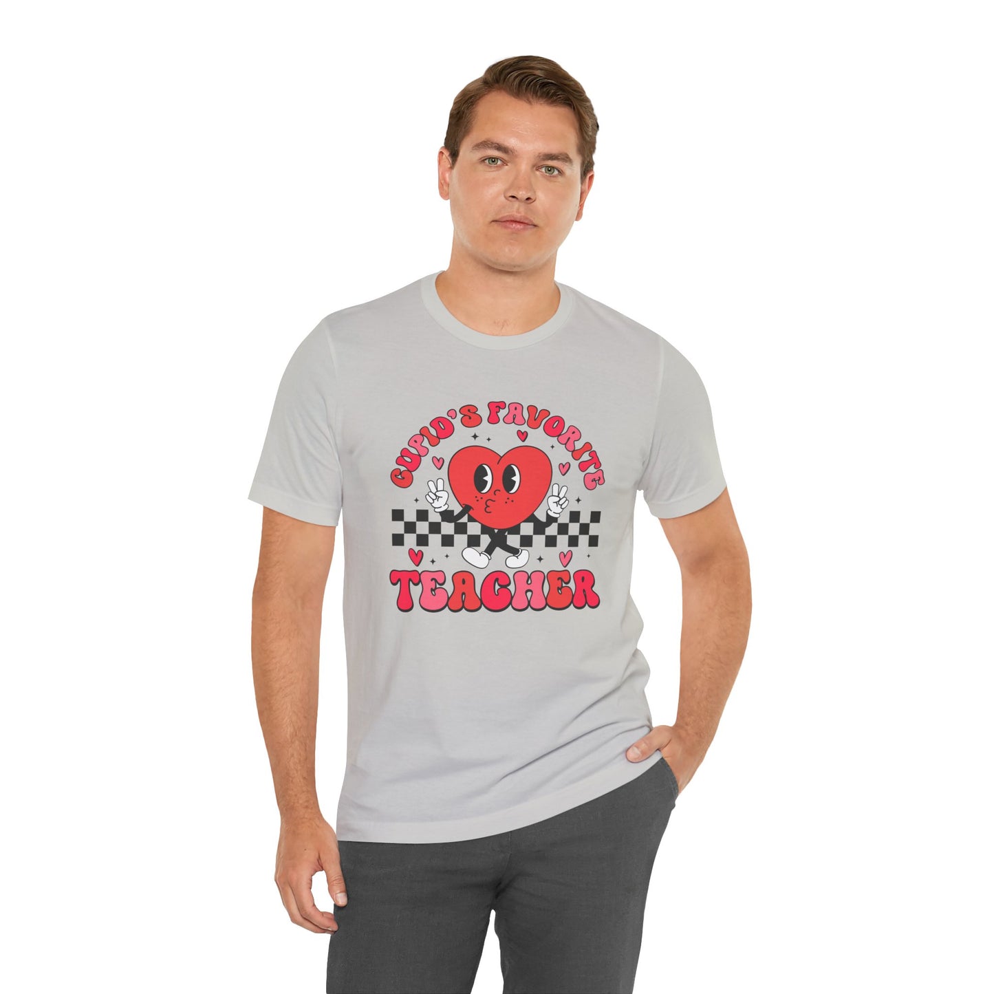 Cupid's Favorite Teacher Short Sleeve Tee