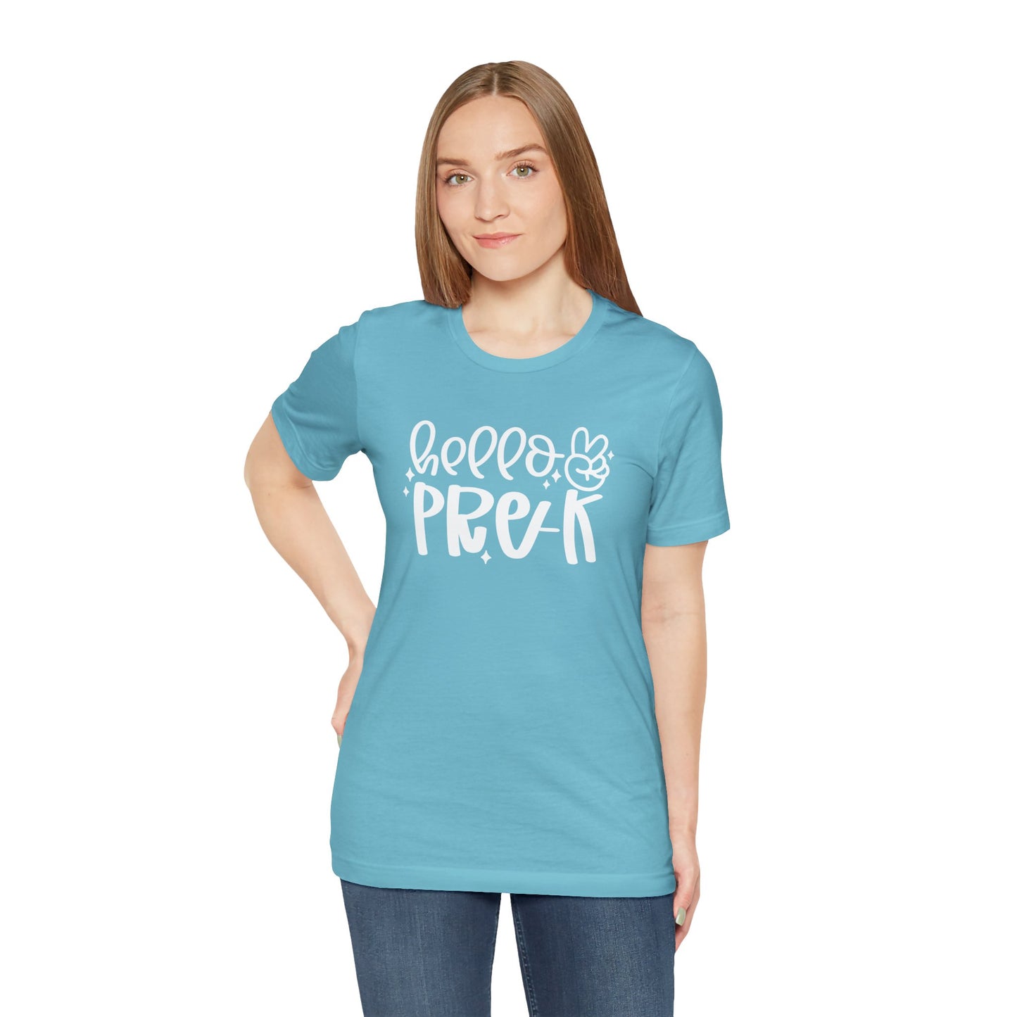 Pre-K Hello Peace Short Sleeve Tee