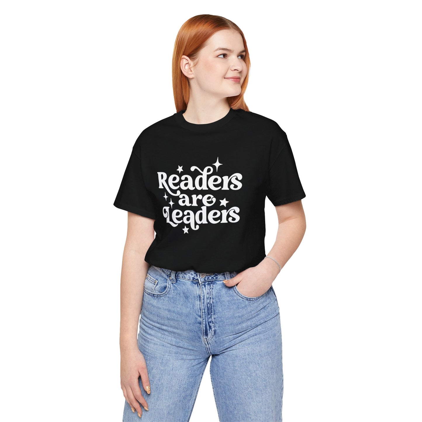 Library Teacher - Readers Are Leaders Short Sleeve Tee