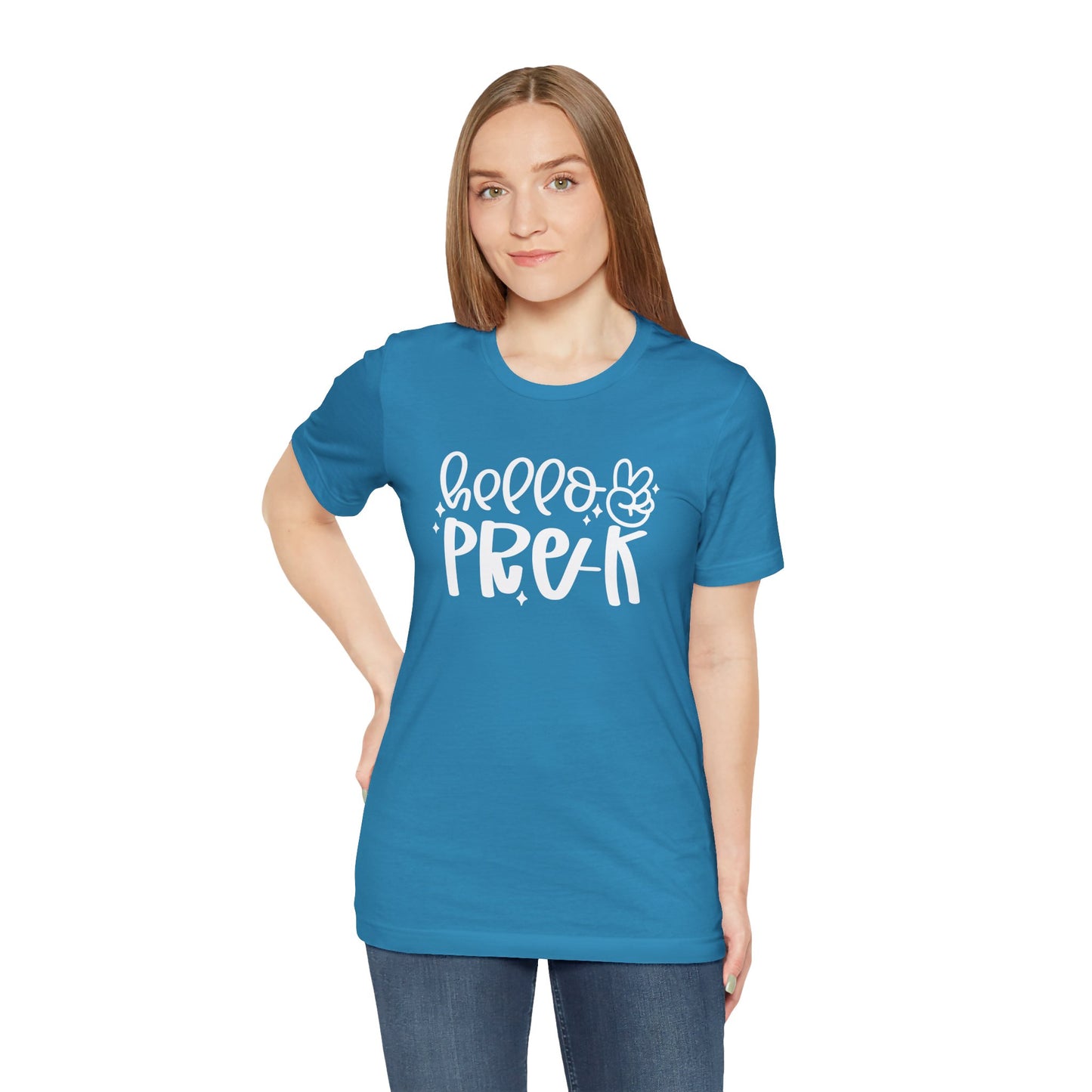 Pre-K Hello Peace Short Sleeve Tee