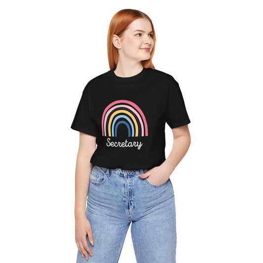 Secretary Rainbow Short Sleeve Tee