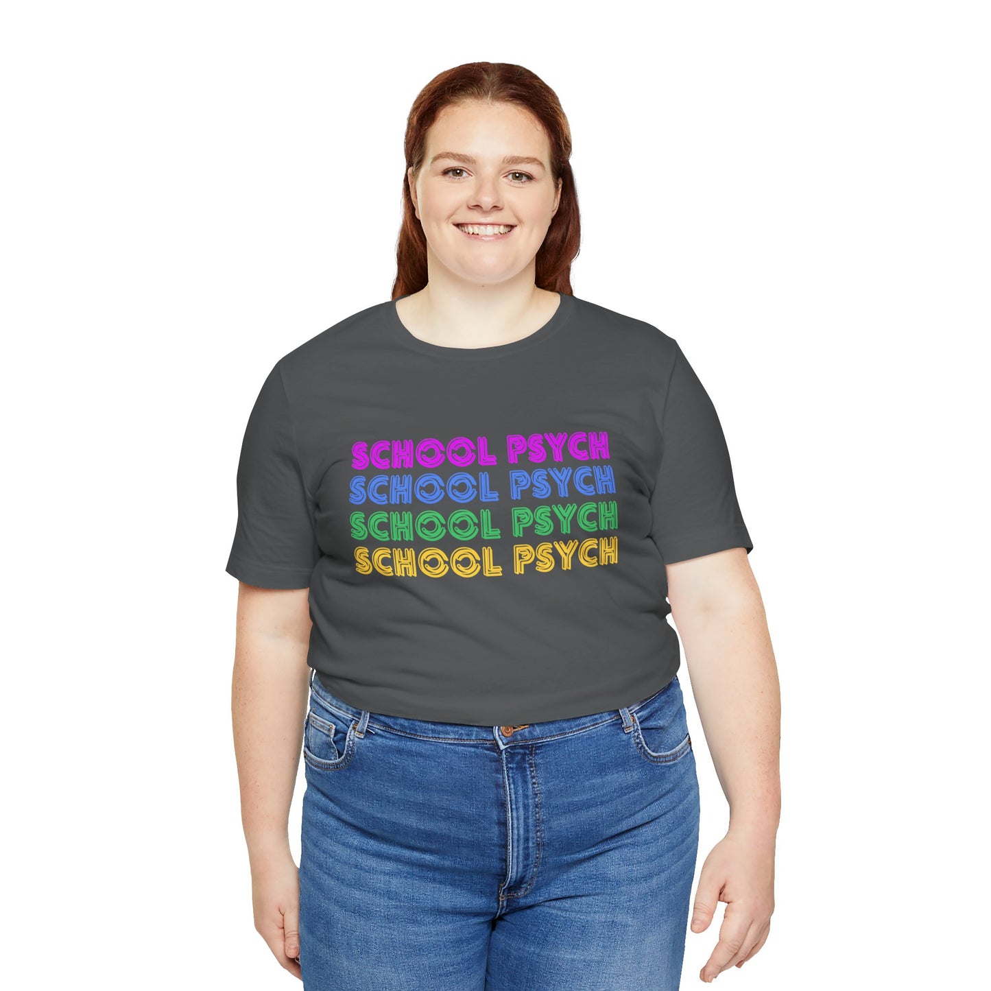 School Psych Stacked Short Sleeve Tee