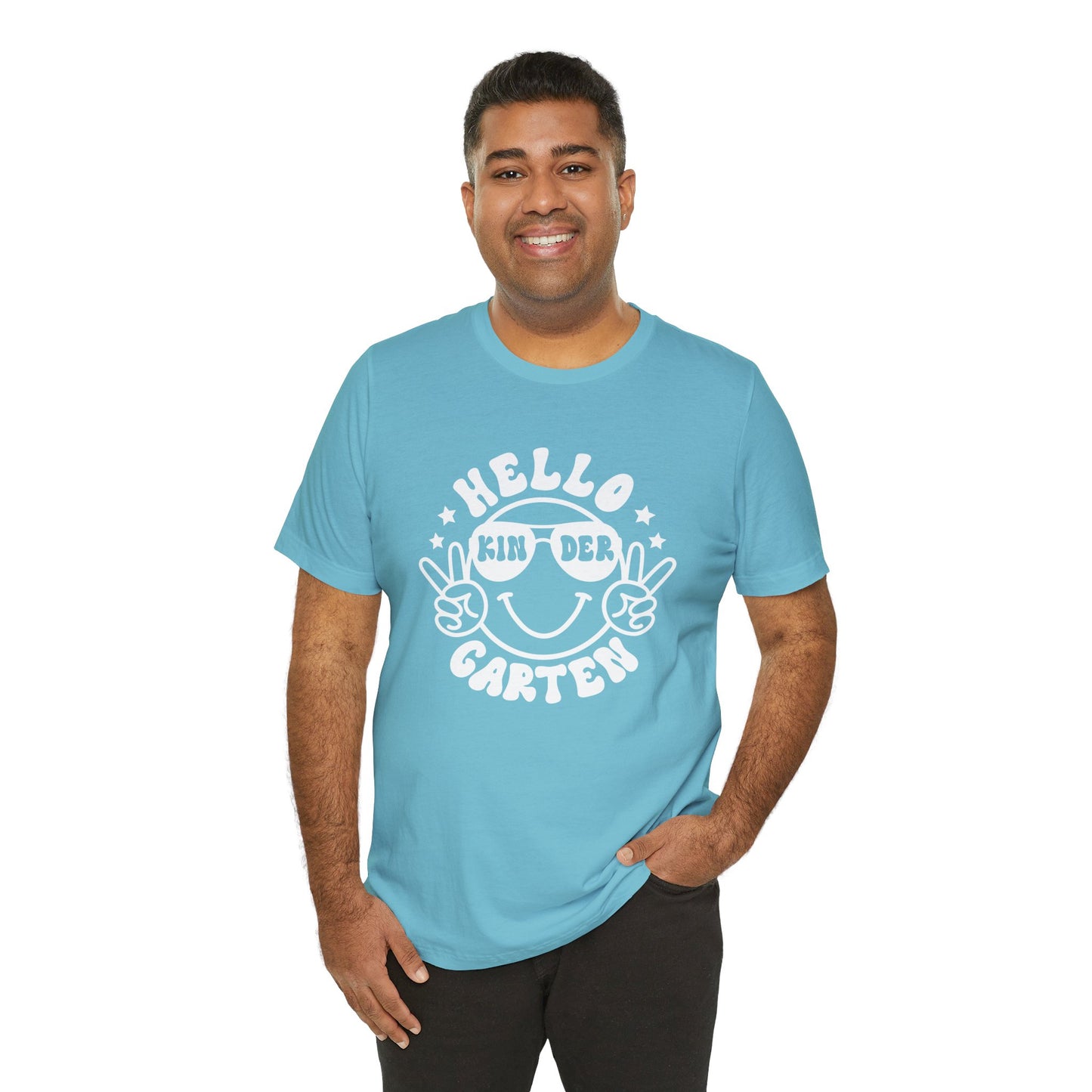 Kindergarten Hello Smiley Short Sleeve Tee