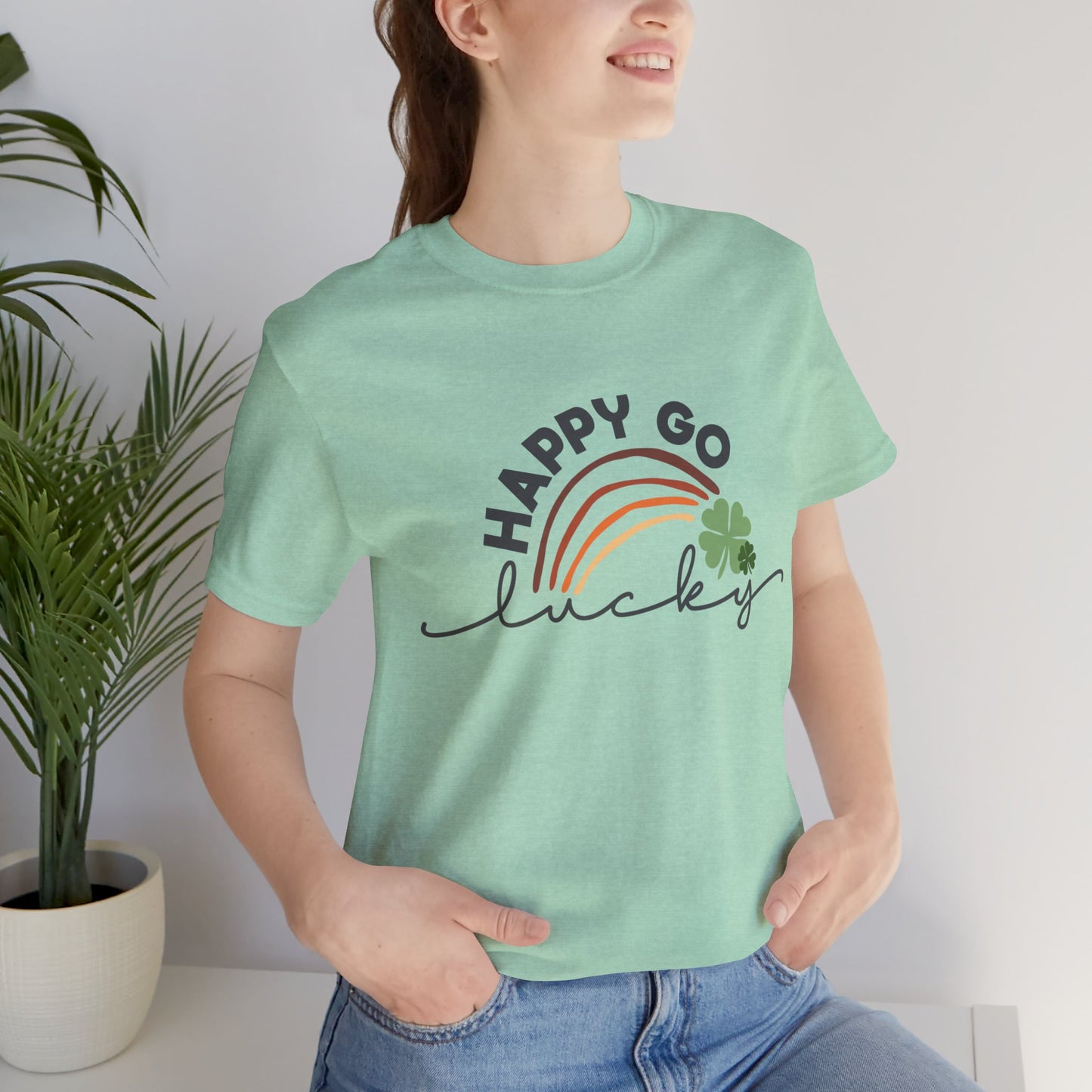 Happy Go Lucky Short Sleeve Tee