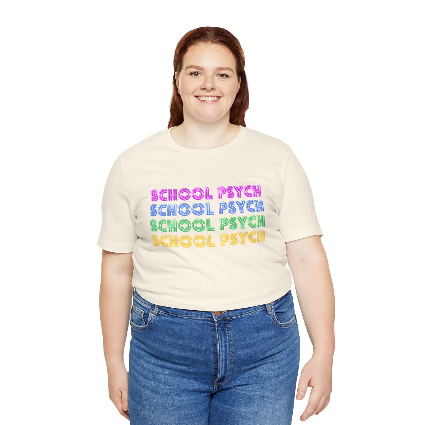 School Psych Stacked Short Sleeve Tee