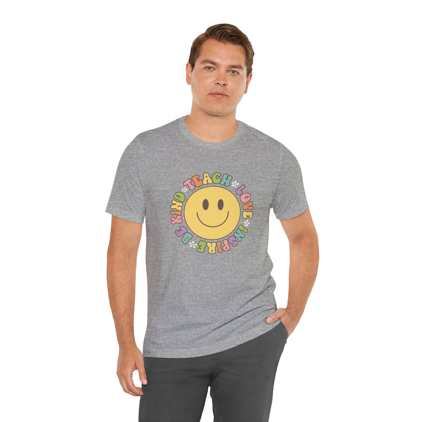 Teach, Love, Be Kind, Inspire Short Sleeve Tee