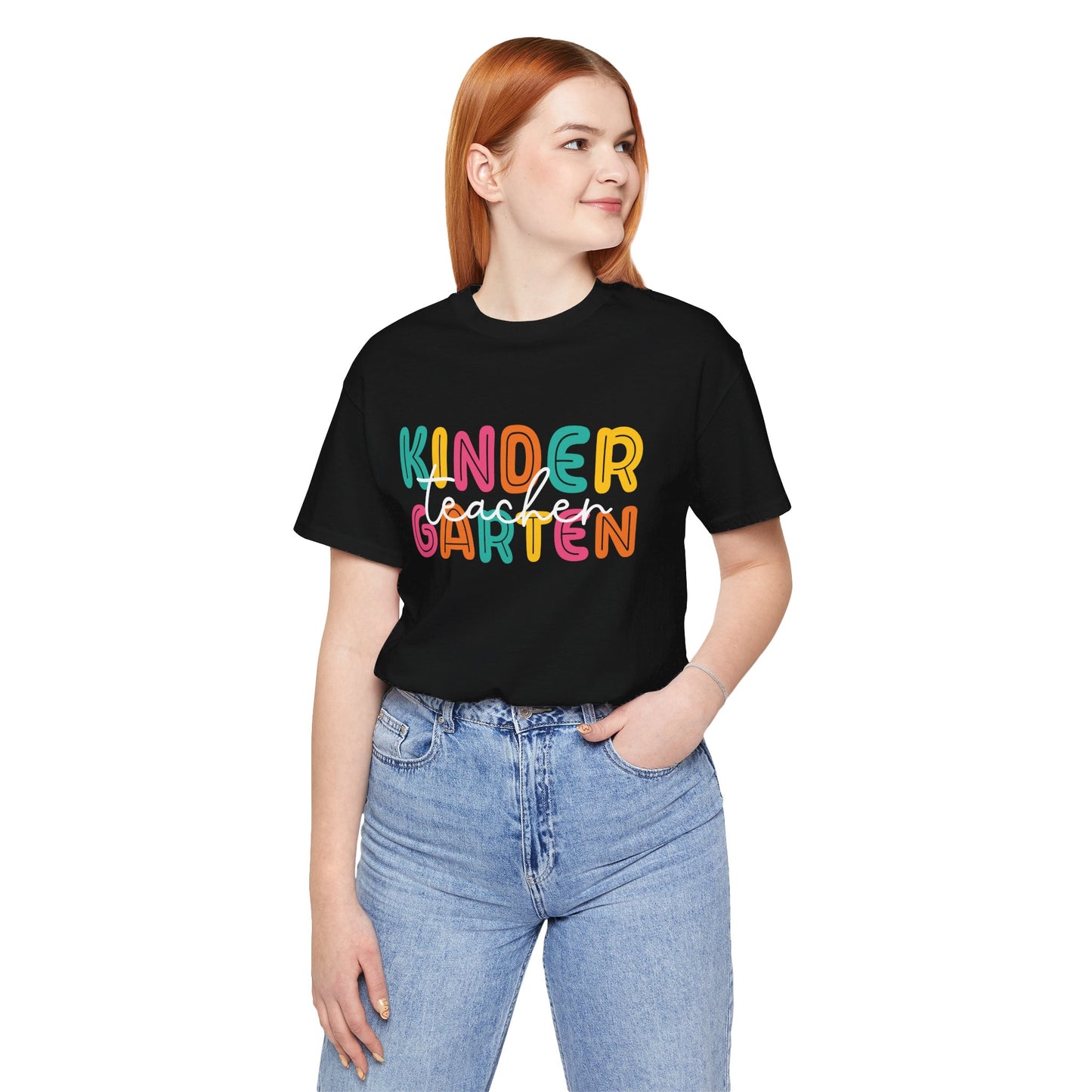 Kindergarten Teacher Bubble Short Sleeve Tee