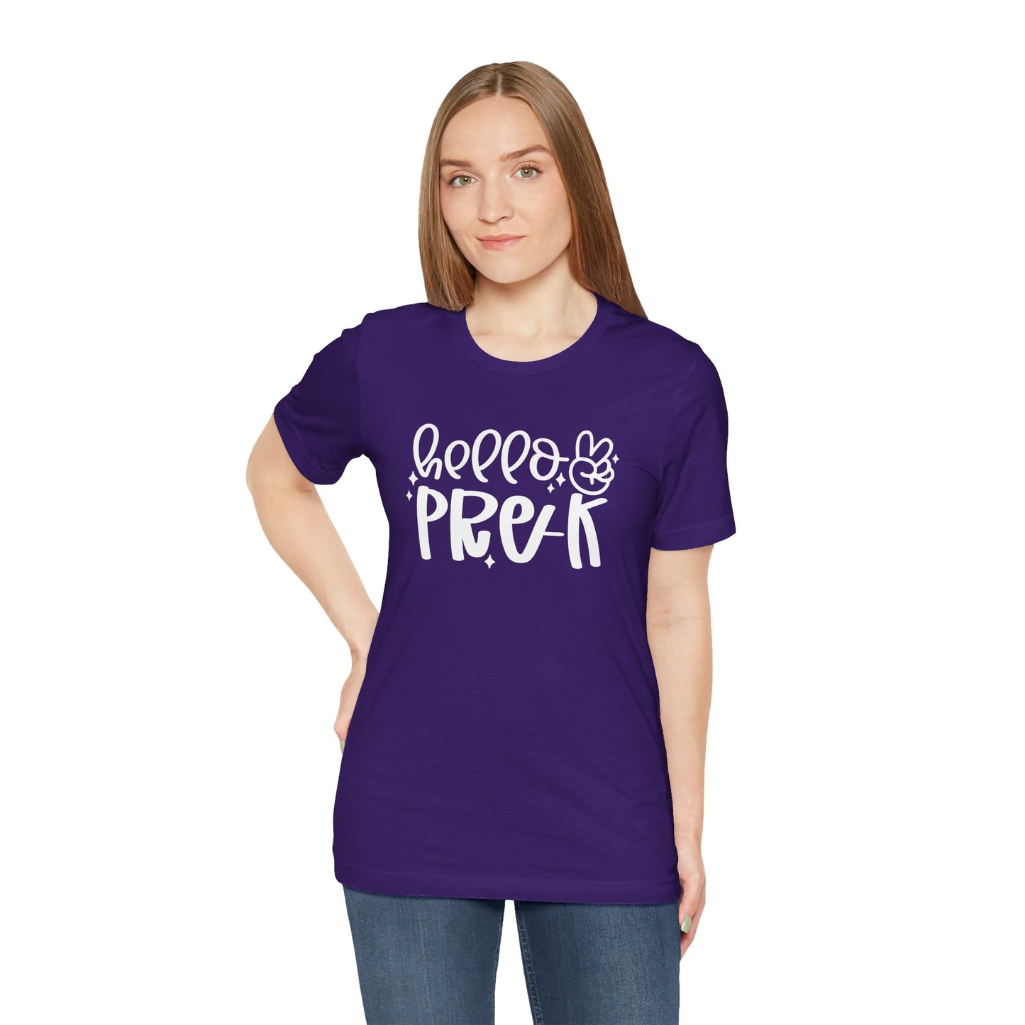 Pre-K Hello Peace Short Sleeve Tee