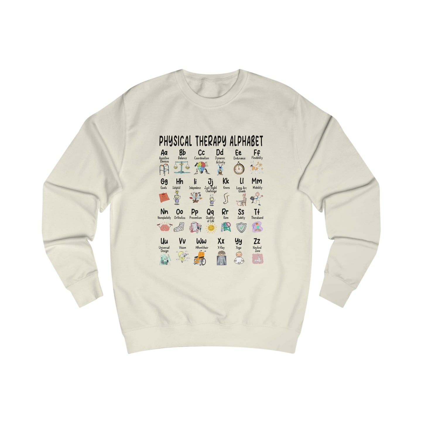 Physical Therapy Alphabet Sweatshirt