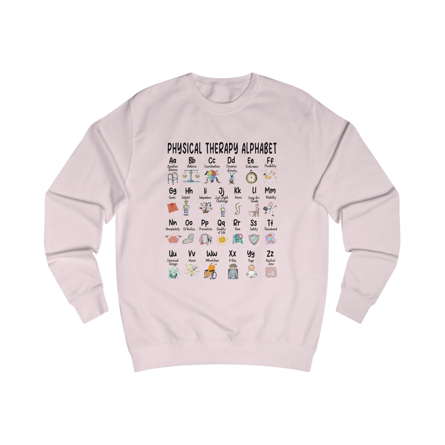 Physical Therapy Alphabet Sweatshirt