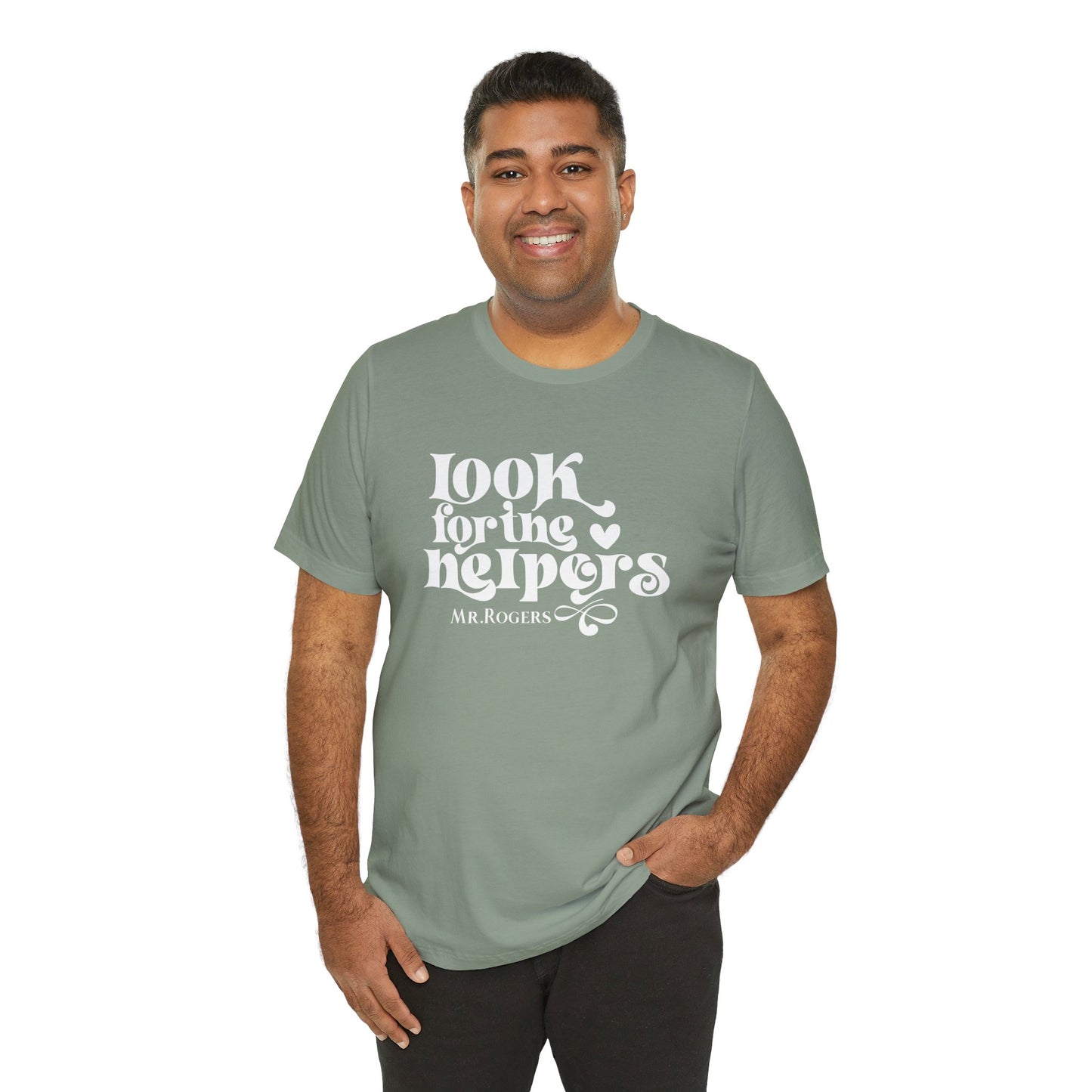 Look For The Helpers (Mr. Rogers) Short Sleeve Tee