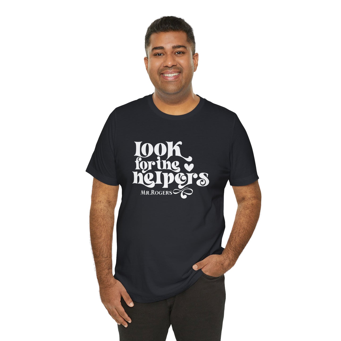 Look For The Helpers (Mr. Rogers) Short Sleeve Tee