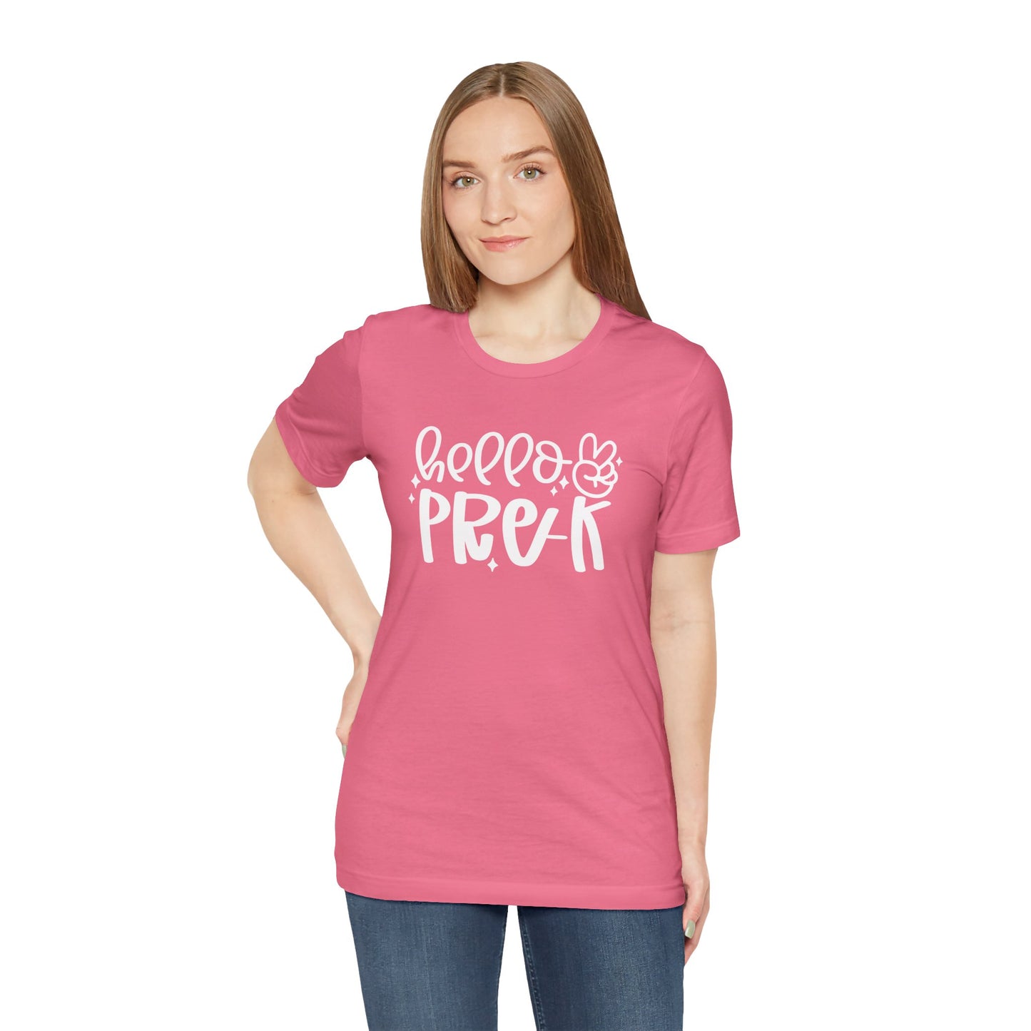 Pre-K Hello Peace Short Sleeve Tee