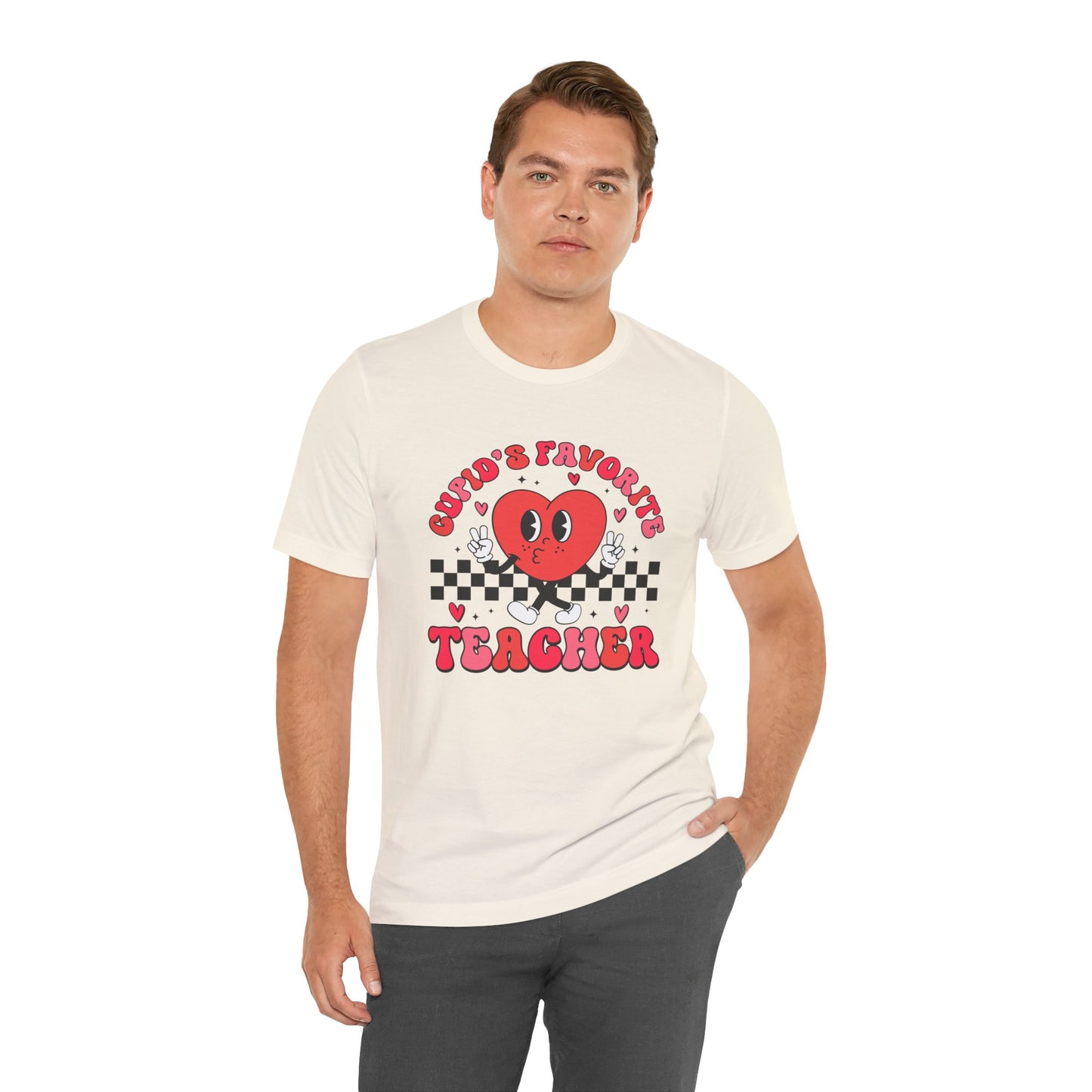 Cupid's Favorite Teacher Short Sleeve Tee