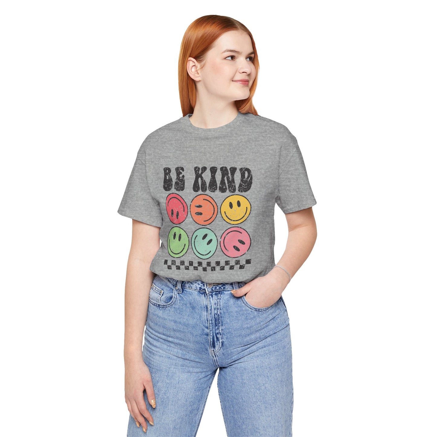 Be Kind Smiley Faces Short Sleeve Tee