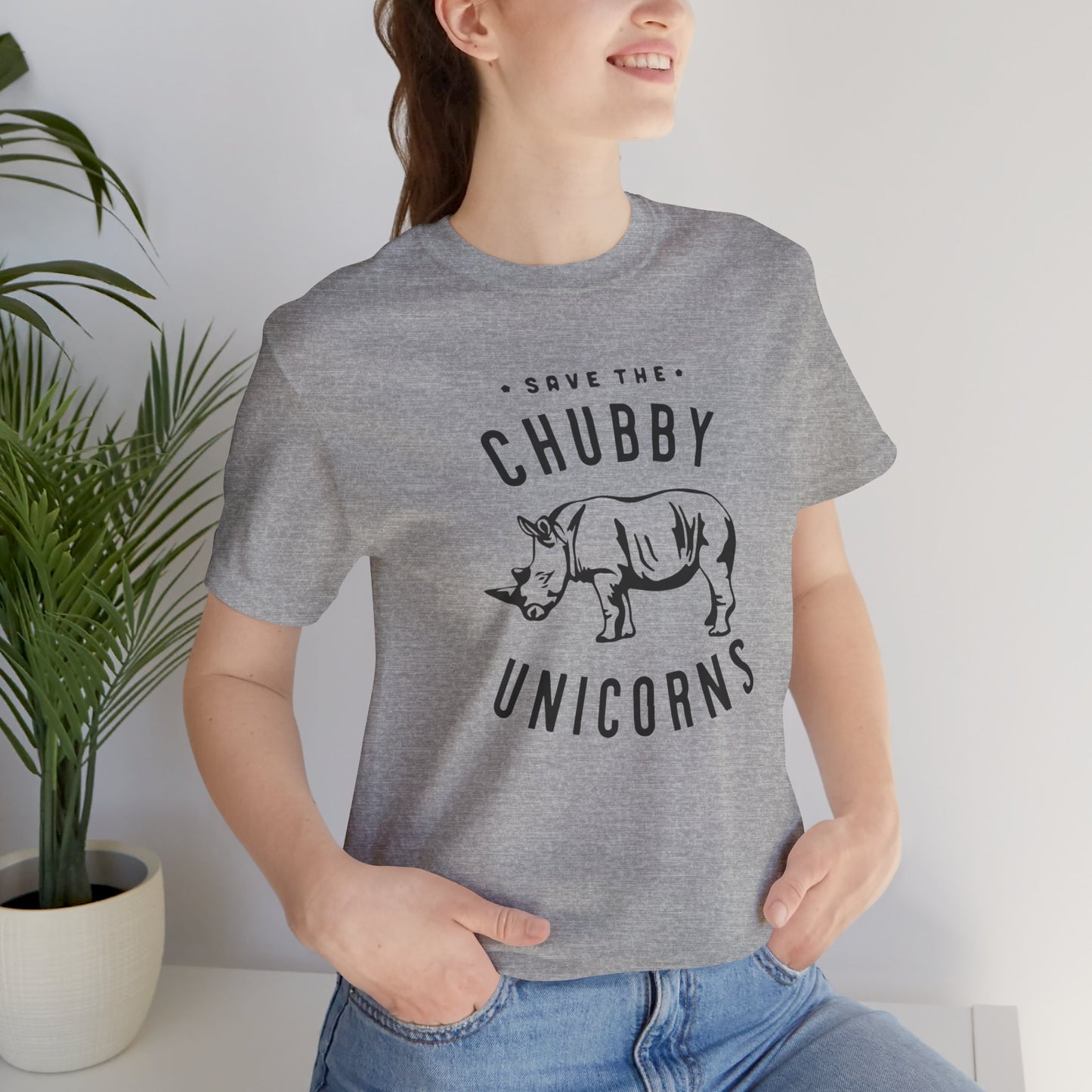 Save The Chubby Unicorns Short Sleeve Tee