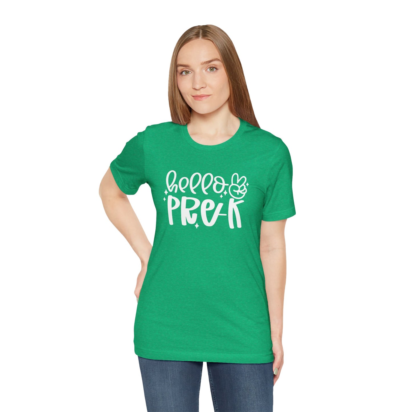 Pre-K Hello Peace Short Sleeve Tee