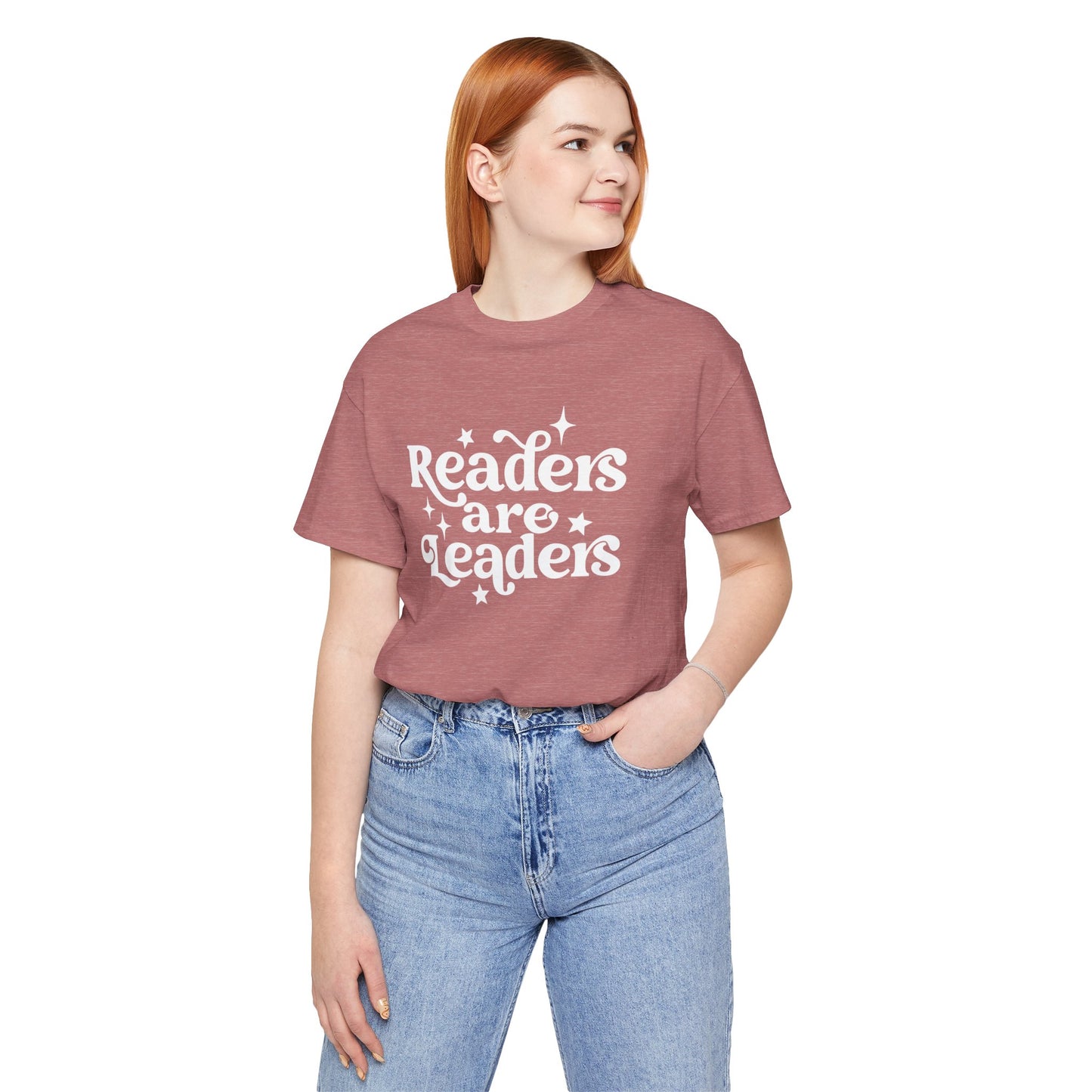 Library Teacher - Readers Are Leaders Short Sleeve Tee