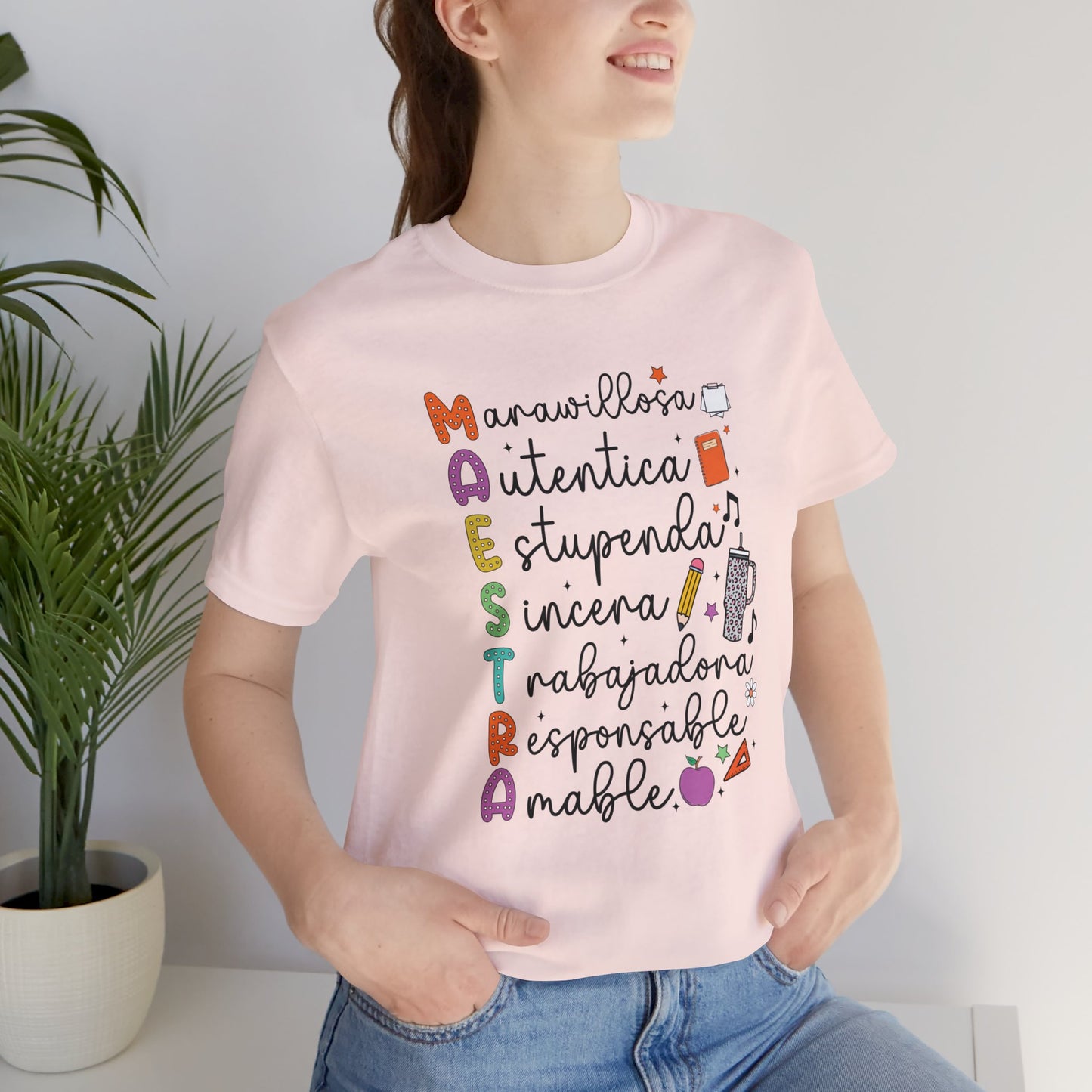 Spanish Teacher - Maestra Short Sleeve Tee