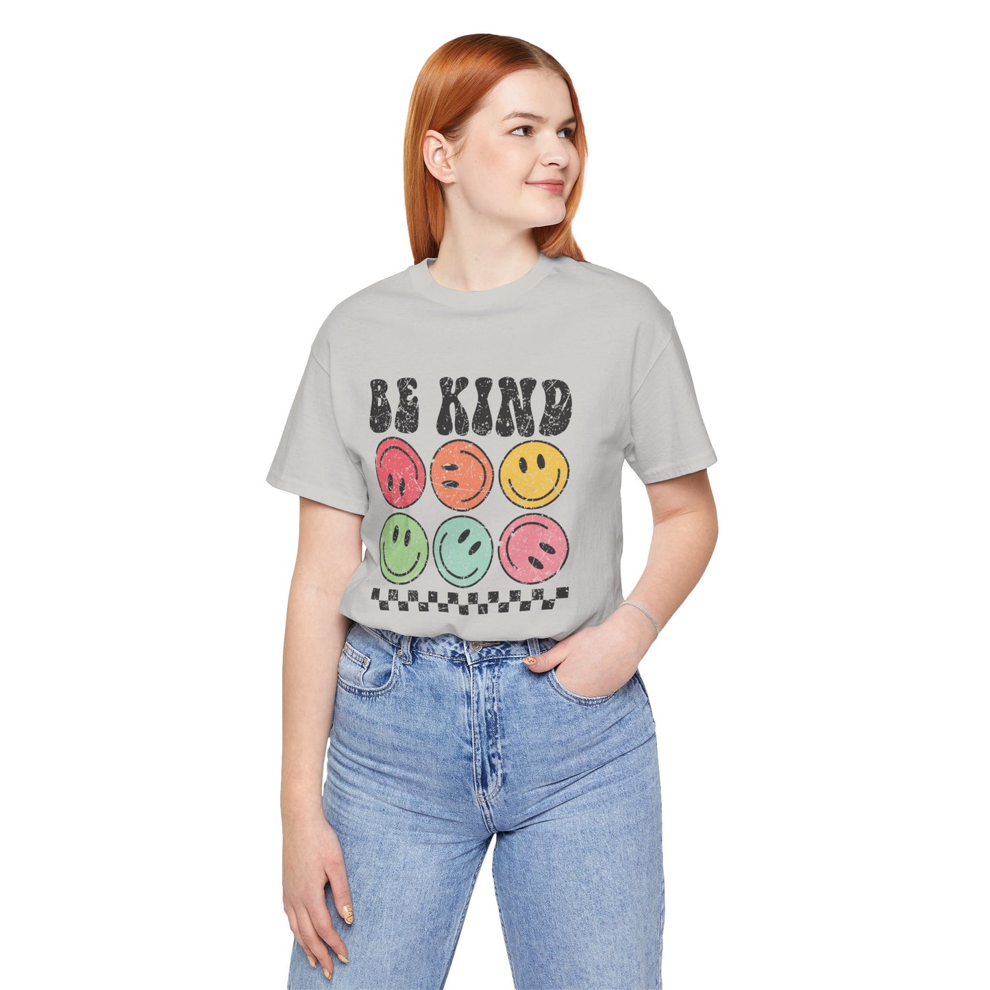 Be Kind Smiley Faces Short Sleeve Tee