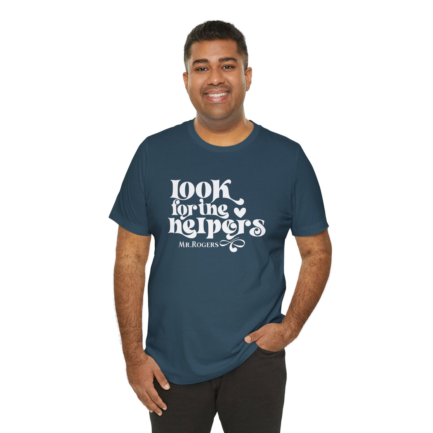 Look For The Helpers (Mr. Rogers) Short Sleeve Tee