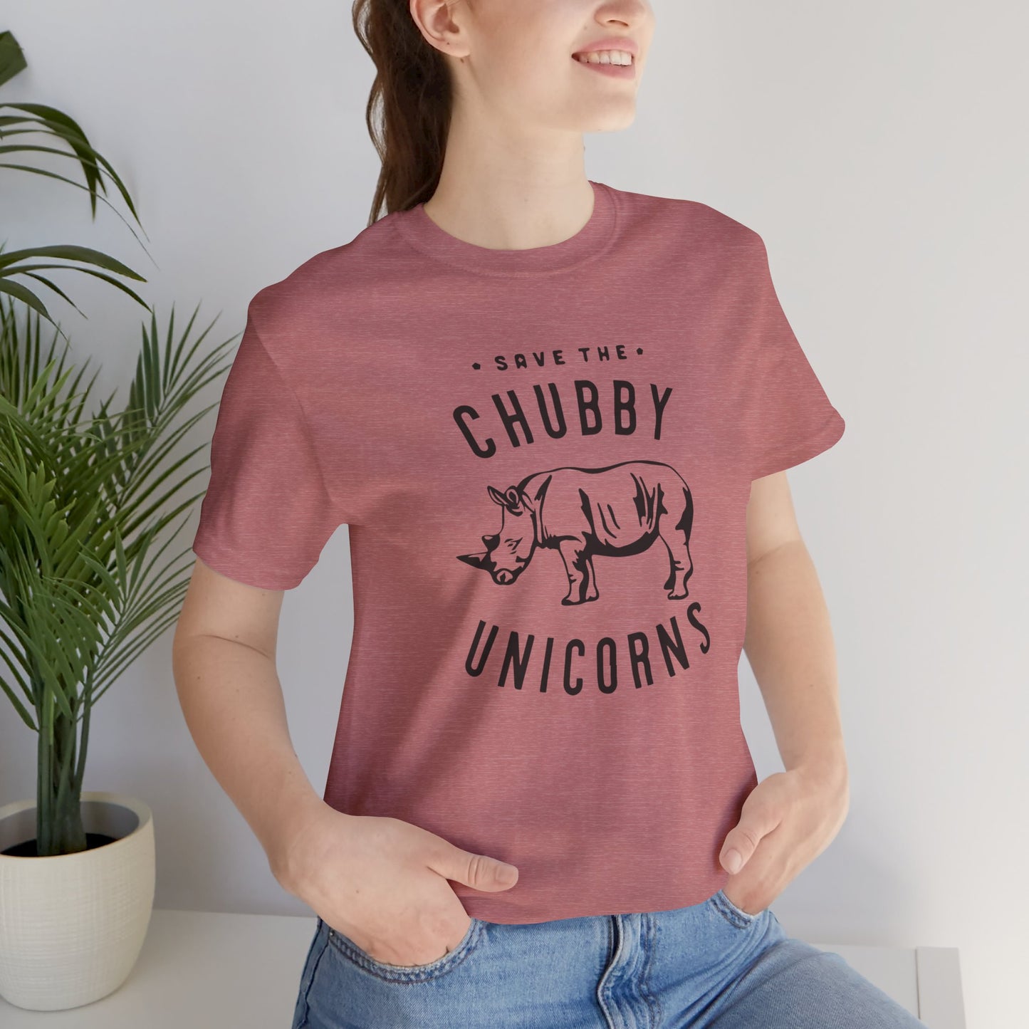 Save The Chubby Unicorns Short Sleeve Tee