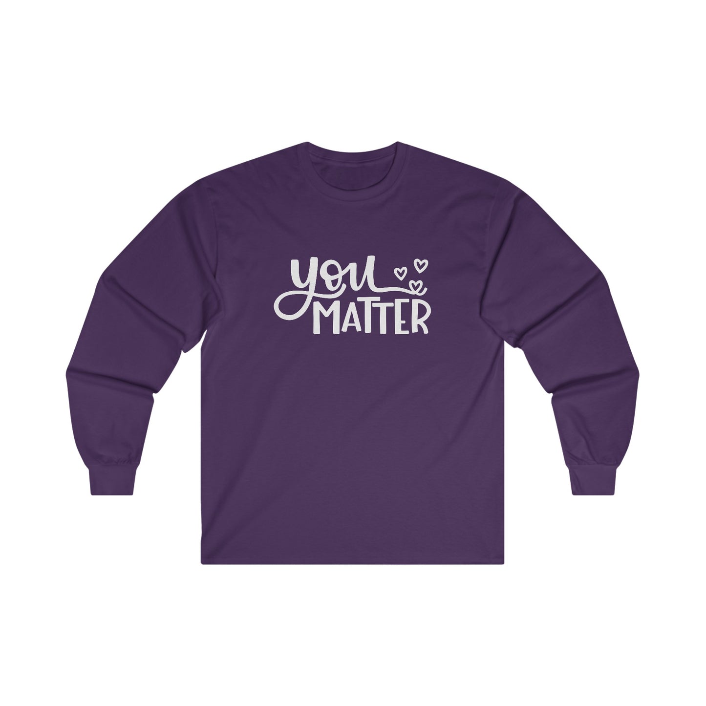 You Matter Hearts Long Sleeve Tee