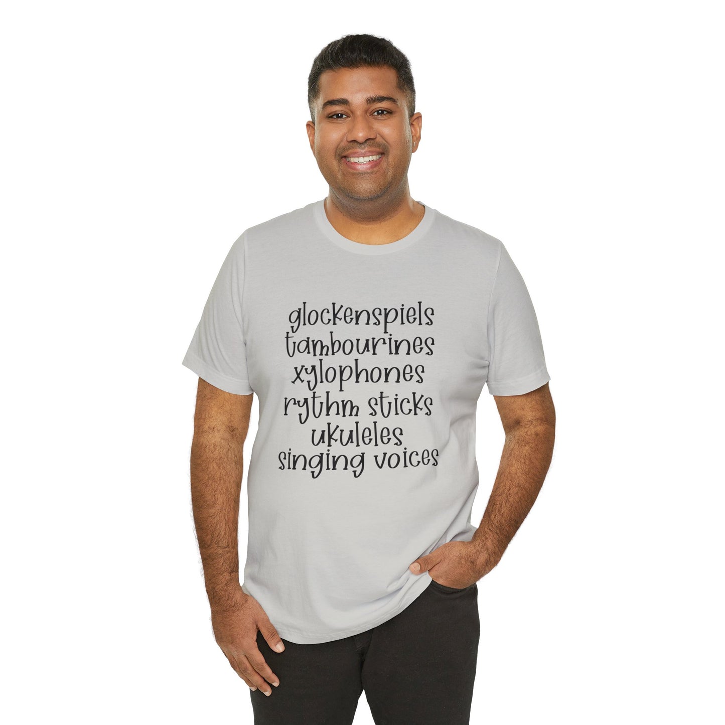 Music Teacher - Instruments Short Sleeve Tee