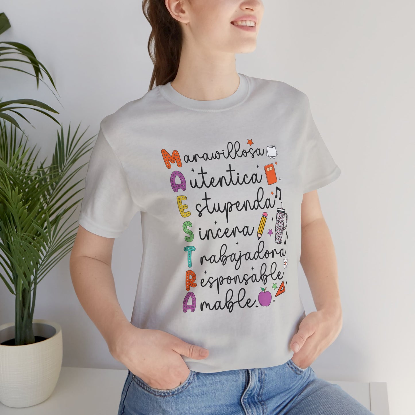 Spanish Teacher - Maestra Short Sleeve Tee