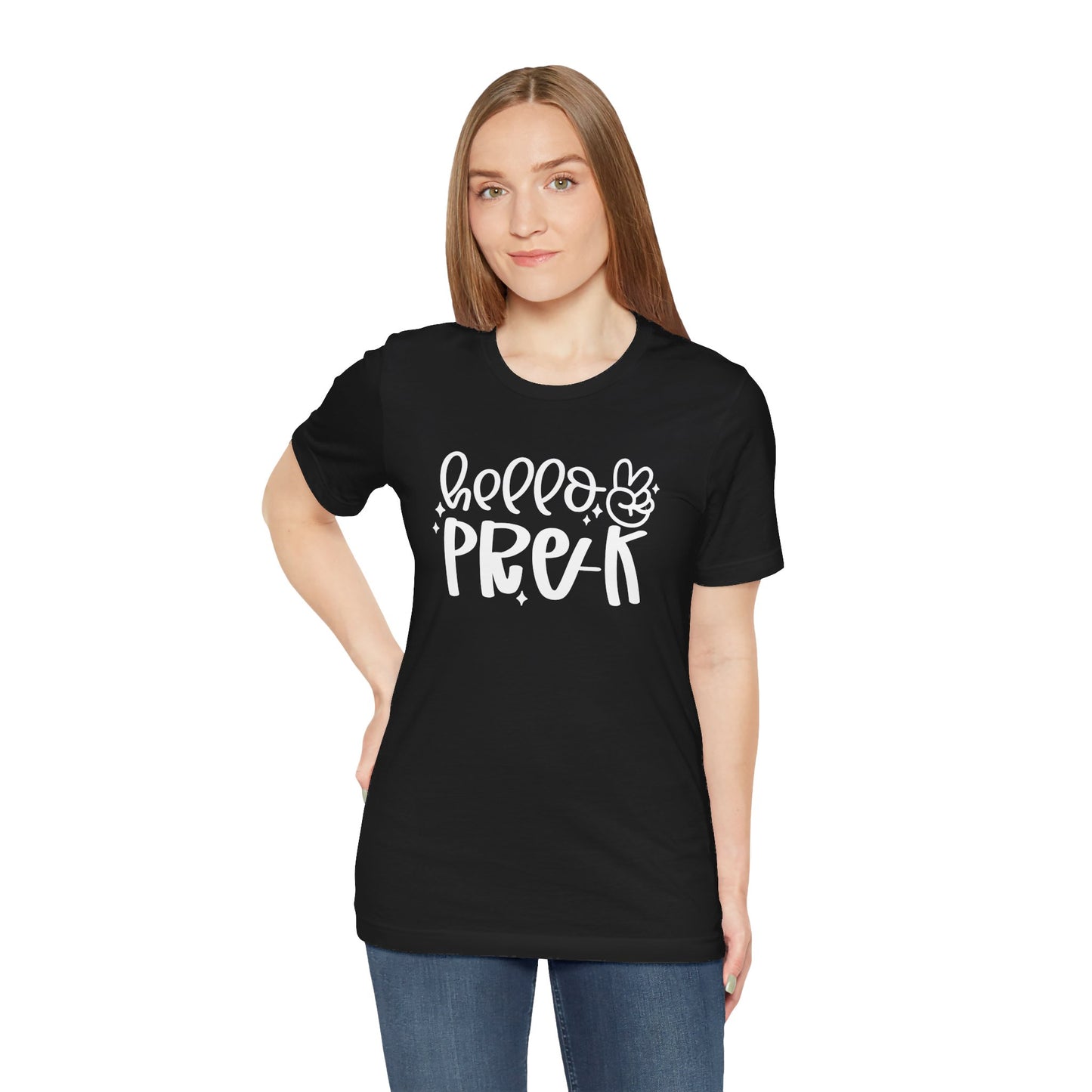 Pre-K Hello Peace Short Sleeve Tee