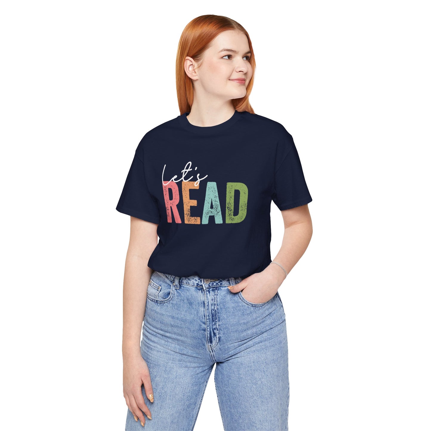 Library/Reading Teacher - Let's Read Short Sleeve Tee